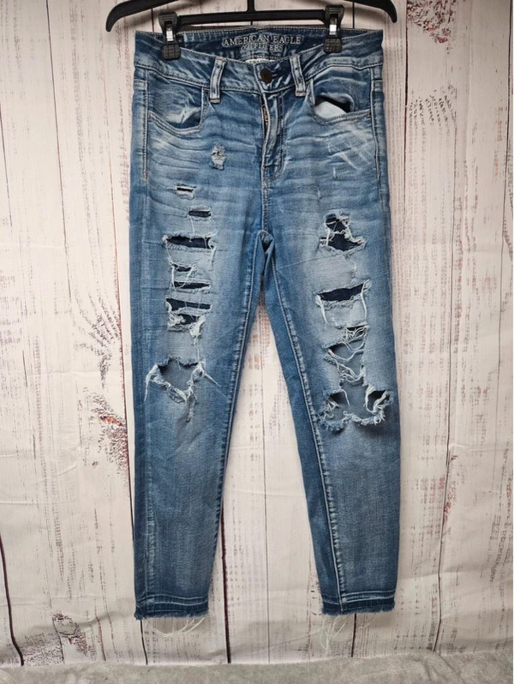 American Eagle Hi-Rise Jegging Crop Jeans Women's Size 4